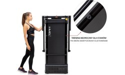 LOOP12 MULTI BLACK ELECTRIC TREADMILL WITH TABLE HMS