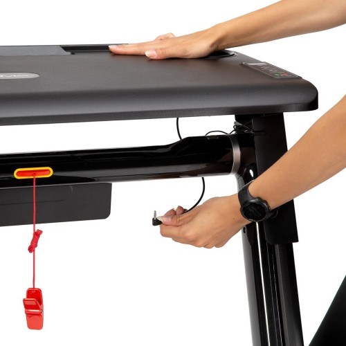 LOOP12 MULTI BLACK ELECTRIC TREADMILL WITH TABLE HMS