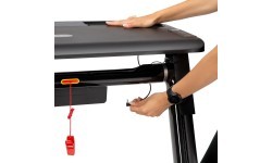 LOOP12 MULTI BLACK ELECTRIC TREADMILL WITH TABLE HMS