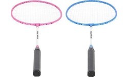 Plieninis badmintono rinkinys NILS NRZ001, 2 raketės ir plunksninukas