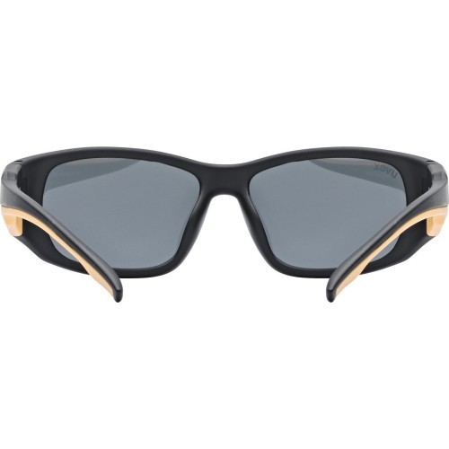 Uvex Sportstyle 514 Glasses, Black Matt / Mirror Silver