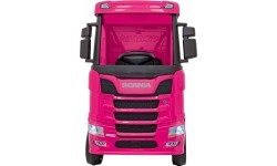 Электромобиль Scania R-SERIE, розовый
