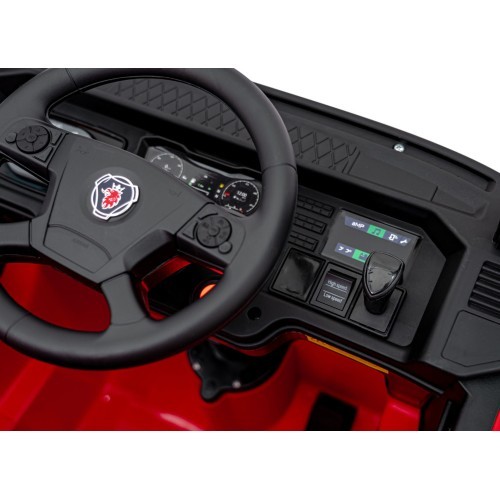 Elektromobilis Scania R-Serie, raudonas