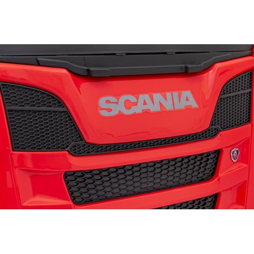 Электромобиль Scania R-Serie, красный