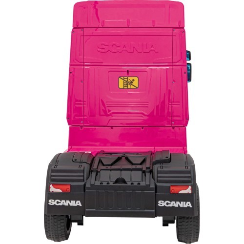 Электромобиль Scania R-SERIE, розовый