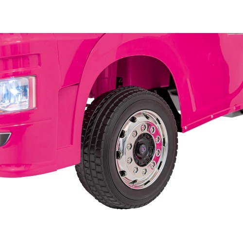 Электромобиль Scania R-SERIE, розовый