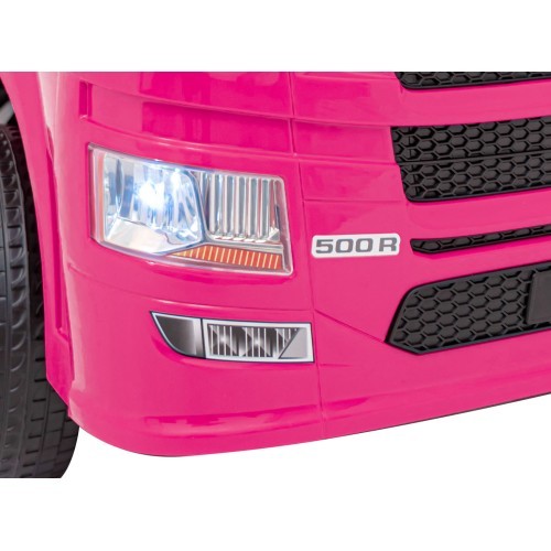 Электромобиль Scania R-SERIE, розовый