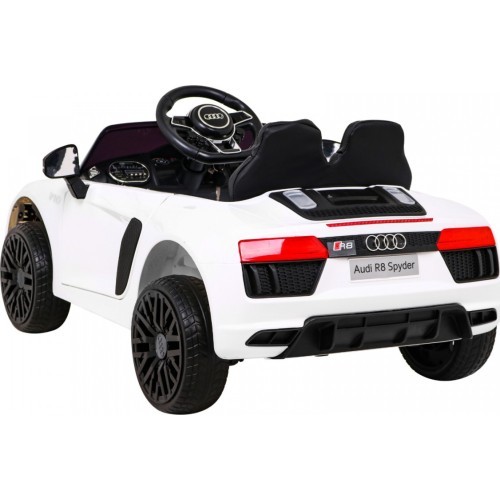 Elektromobilis Audi R8, baltas