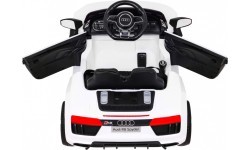 Elektromobilis Audi R8, baltas