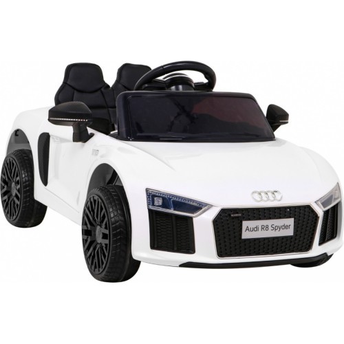 Elektromobilis Audi R8, baltas