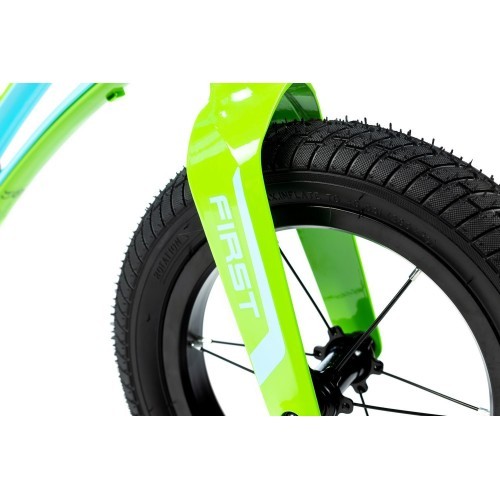 Balansinis dviratis Karbon First green-blue