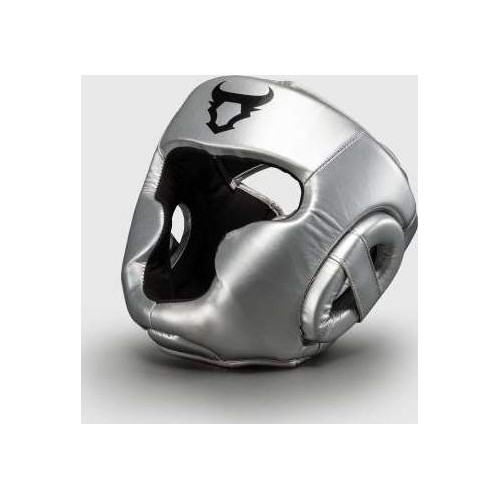 Ringhorns Charger by Venum Headgear- Silver/Black