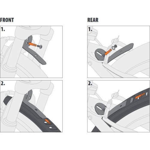 SKS Velo 65 Mountain Mudguard Set 26-27.5