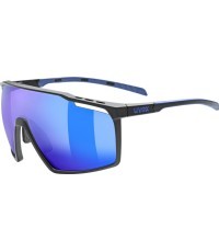 Uvex mtn perform glasses black-blue matt / mirror blue
