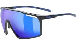 Akiniai Uvex mtn perform black-blue matt / mirror blue