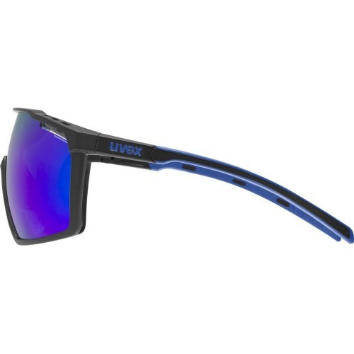 Uvex mtn perform glasses black-blue matt / mirror blue