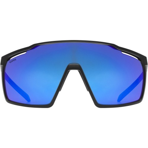 Akiniai Uvex mtn perform black-blue matt / mirror blue