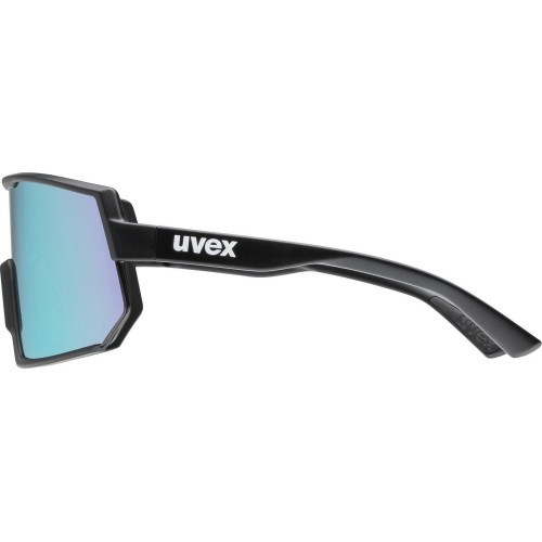 Uvex Sportstyle 235 glasses, black matt / mirror lavender