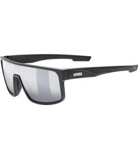 Uvex LGL 51 black matt / mirror silver glasses