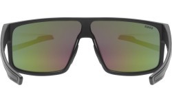 Uvex LGL 51 Glasses Black Matt / Mirror Green