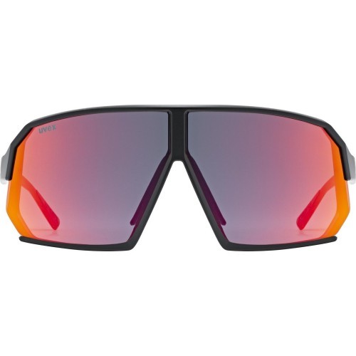Akiniai Uvex sportstyle 237 black matt / mirror red