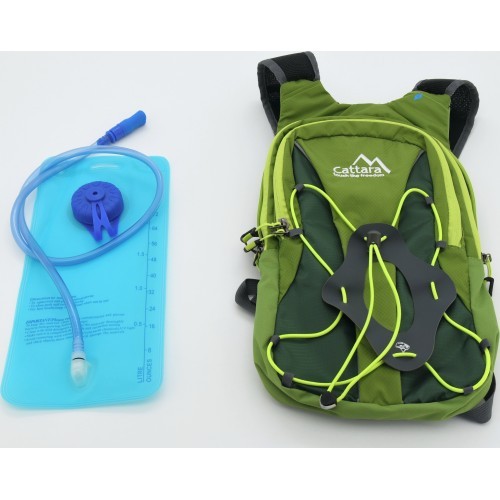 Backpack with Hydration Pack Cattara GreenW 10l + 2l 