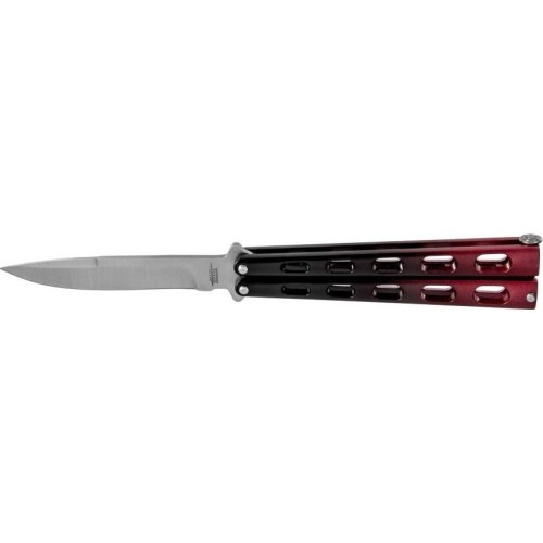 Joker JKR595 butterfly knife black and red
