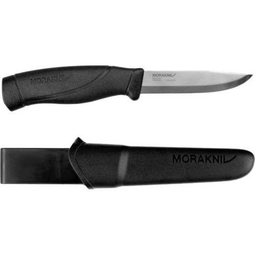 Нож Morakniv Companion Heavy Duty, нержавеющая сталь, чёрный