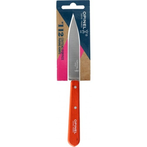 Нож для чистки Opinel 112, оранжевый кухонный нож