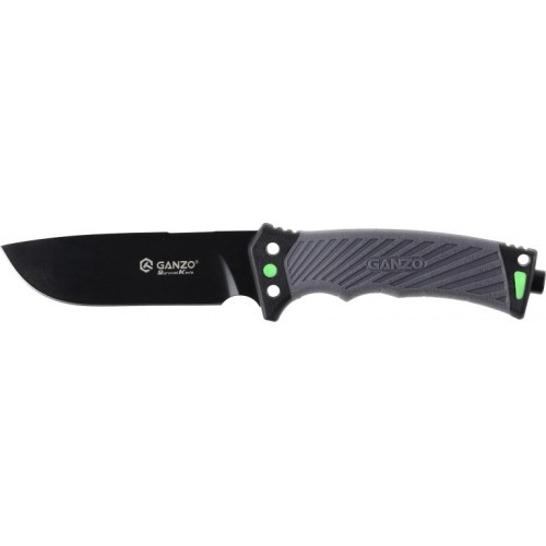 Нож с фиксированным клинком Ganzo G8012V2-GY flintlock