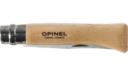 Нож Opinel 10 inox из бука в блистере