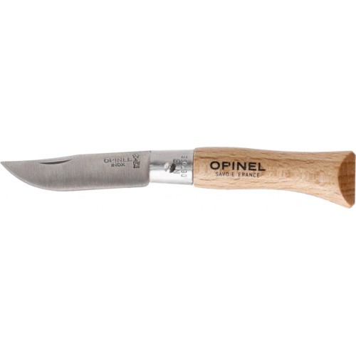 Нож Opinel 03 inox, бук
