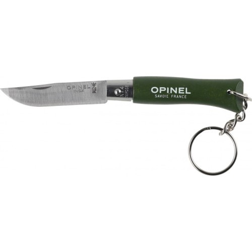 Sulankstomas peilis Opinel Colorama 04 Inox, chaki