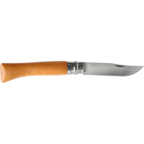 Нож Opinel No.10 из углеродистой стали с буковой рукоятью, в блистере
