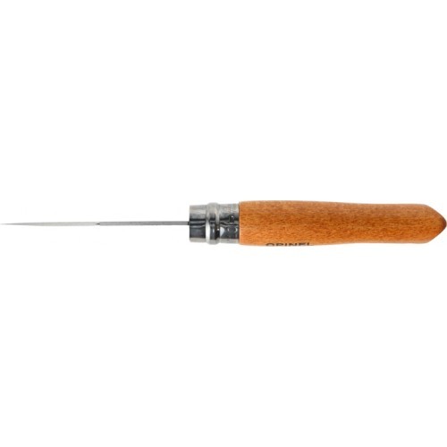 Opinel No.10 anglinio plieno peilis su buko rankena, blisteryje