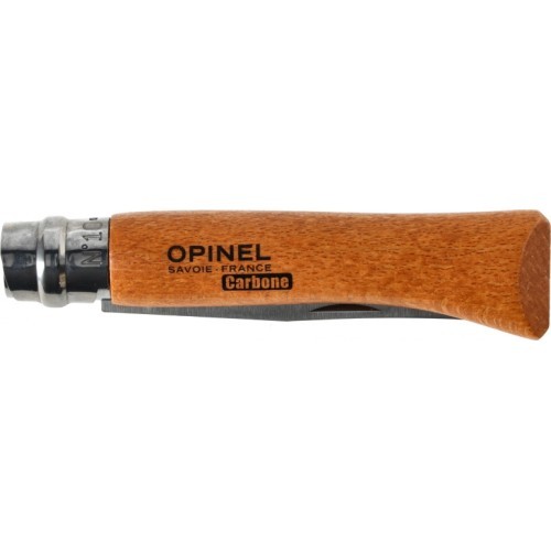 Opinel No.10 anglinio plieno peilis su buko rankena, blisteryje