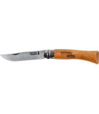 Нож Opinel 7 из углеродистой стали с буковой рукоятью, в блистере
