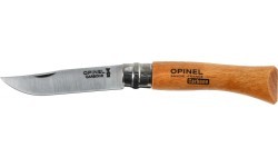 Opinel 7 anglinio plieno peilis su buko rankena, blisteryje