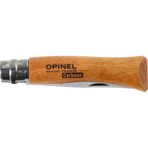 Opinel 7 carbon beech knife in blister