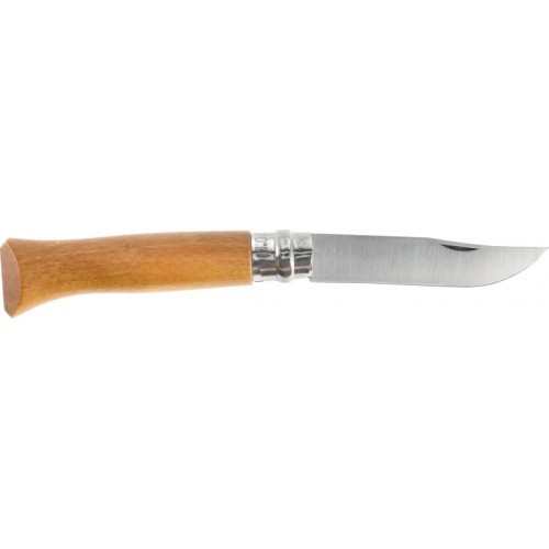Peilis Opinel 8 anglinis, bukmedžio rankena, blisteryje