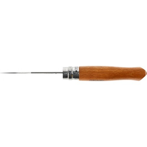 Opinel 8 carbon beech knife in blister