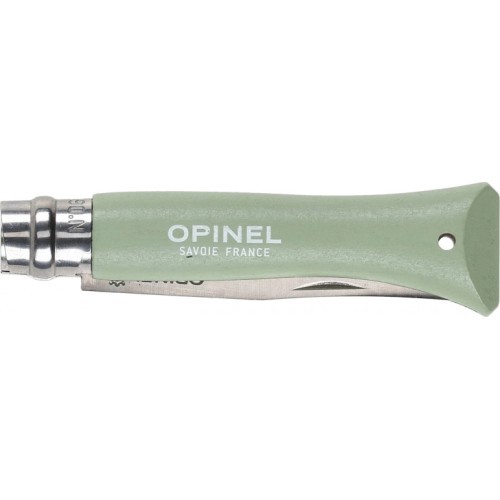 Opinel Colorama 06 inox peilis su dirželiu, šalavijo spalvos