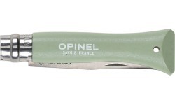 Opinel Colorama 06 inox peilis su dirželiu, šalavijo spalvos
