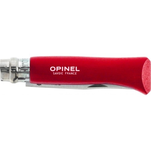 Opinel Inox Origins knife 001981 red in blister.