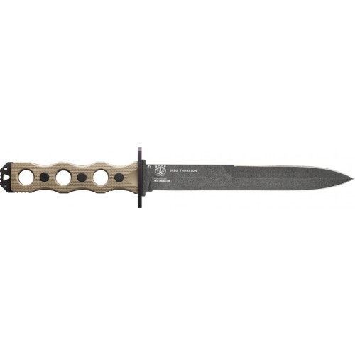 Benchmade 185BK-1 SOCP fiksuotos geležtės peilis, CPM-3V