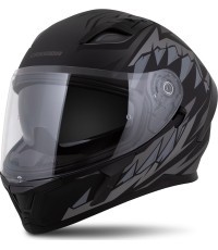 Motociklininko šalmas Cassida Orbit StriX Matte Black/Gray