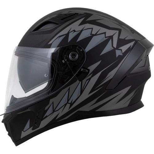 Motorcycle Helmet Cassida Orbit StriX Matte Black/Gray