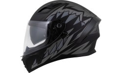 Motociklininko šalmas Cassida Orbit StriX Matte Black/Gray