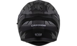 Motorcycle Helmet Cassida Orbit StriX Matte Black/Gray