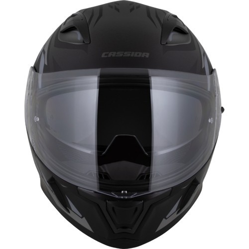Motorcycle Helmet Cassida Orbit StriX Matte Black/Gray